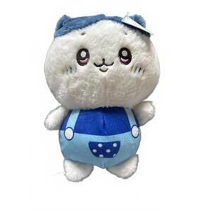 Sanrio Cogimyun Plush 10” Kawaii Stuffed Animal Blue Overalls Beret With Tags